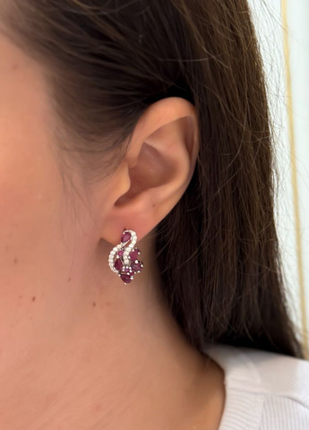 Сережки Silver Flame (307258501)