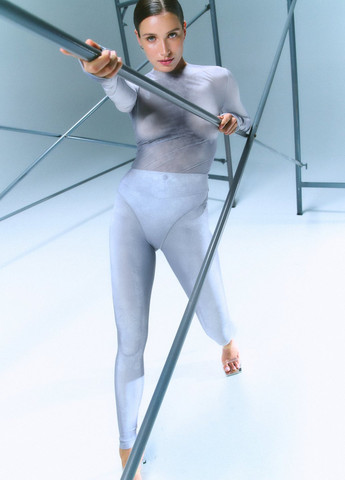 Серые демисезонные леггинсы Gepur