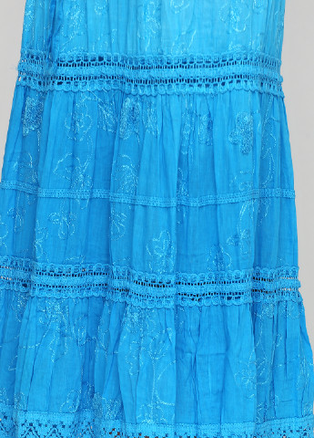 Голубая кэжуал градиентной расцветки юбка Happy Fashion клешированная
