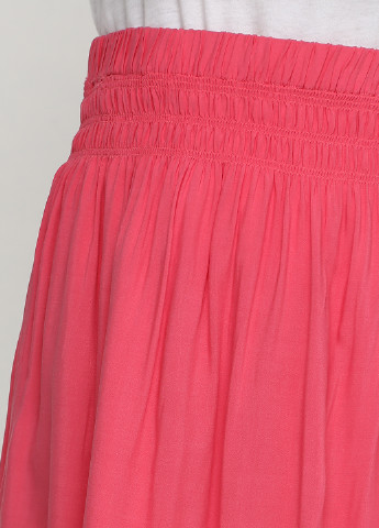 Розовая кэжуал однотонная юбка Colours клешированная