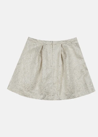 Белая кэжуал однотонная юбка H&M