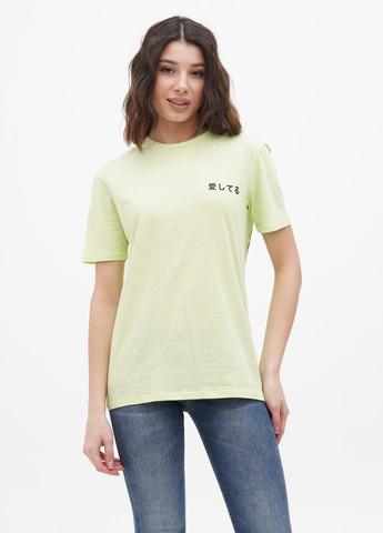 Светло-зеленая летняя футболка Yourturn