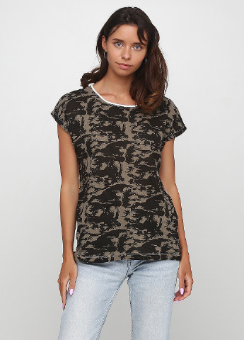 Хаки (оливковая) летняя футболка Black Rose