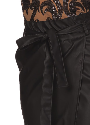 Черная кэжуал однотонная юбка Leya карандаш