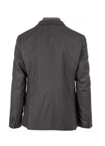 Пиджак Tommy Hilfiger однотонный чёрный кэжуал шерсть