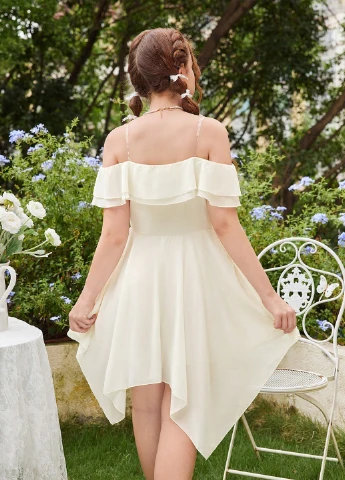 Кремова сукня SHEIN (316503548)