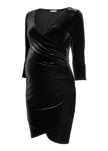 Черное кэжуал платье H&M