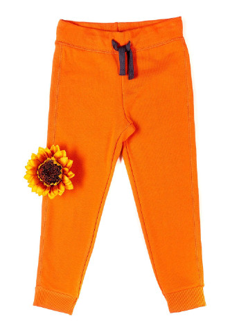 Оранжевые кэжуал демисезонные брюки зауженные United Colors of Benetton