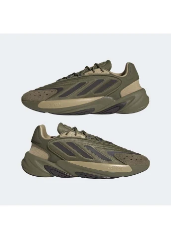Оливковые (хаки) демисезонные кроссовки adidas