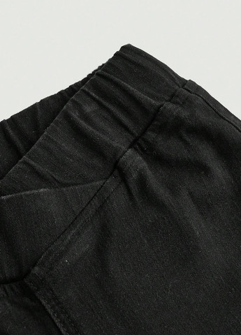 Черные демисезонные джеггинсы SHEIN