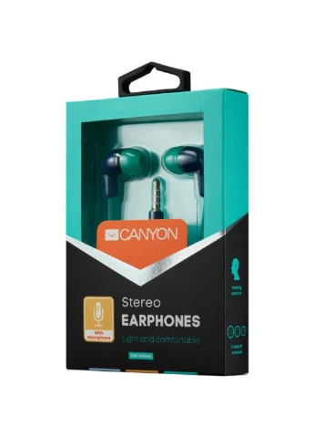 Наушники (CNS-CEPM02GBL) Canyon Blue-Green (253546386)