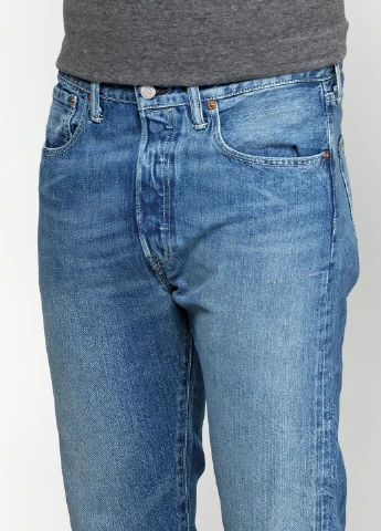 Голубые демисезонные джинсы Levi's