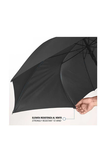 Чорна} парасолька Perletti велика система антивітер (363640822)