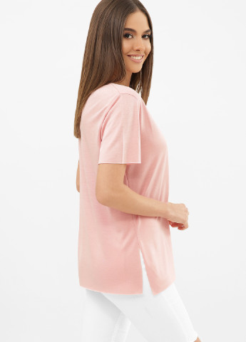 Темно-розовая летняя футболка MSM