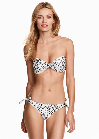 Черные купальные трусики леопардовый H&M