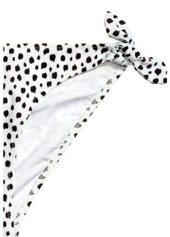 Черные купальные трусики леопардовый H&M