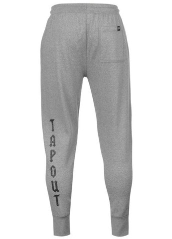 Светло-серые кэжуал демисезонные зауженные брюки Tapout