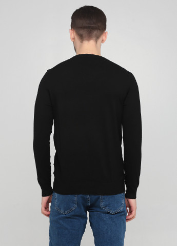 Чорний демісезонний светр пуловер Benson & Cherry