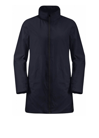 Темно-синяя демисезонная куртка Jack Wolfskin TEXTOR COAT W