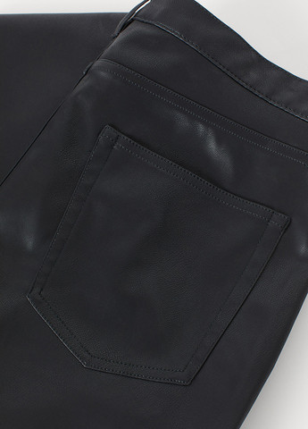 Черные кэжуал демисезонные зауженные брюки H&M