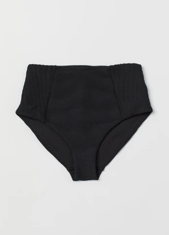 Черные купальные трусики однотонные H&M
