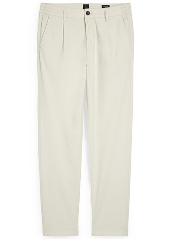 Светло-бежевые кэжуал демисезонные чиносы брюки C&A