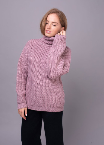Розовый демисезонный свитер Viviami