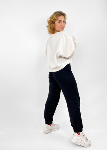 Молочний світшот Boohoo однотонний без декору (306386716)