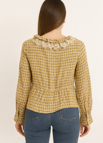 Бежева блуза Sassofono