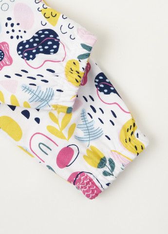 Белая всесезон пижама (свитшот, брюки) свитшот + брюки Ляля