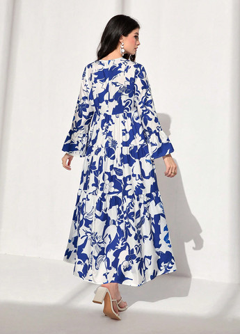 Білий кежуал сукня а-силует SHEIN з малюнком