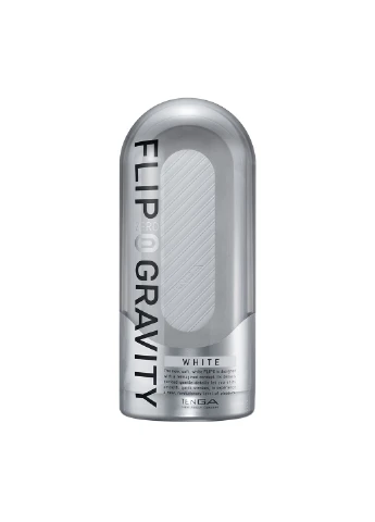 Мастурбатор Flip Zero GRAVITY White, змінна інтенсивність стимуляції, розкладний Tenga (254151486)