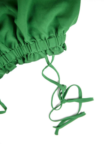 Зеленая однотонная юбка Boohoo