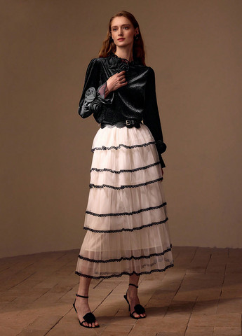 Чёрная блуза SHEIN