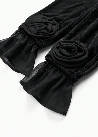 Чёрная блуза SHEIN