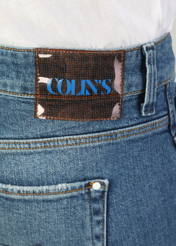 Синие демисезонные бойфренды джинсы Colin's