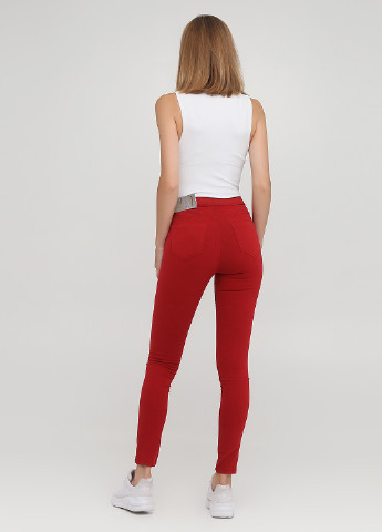 Красные демисезонные укороченные, скинни джинсы C&A