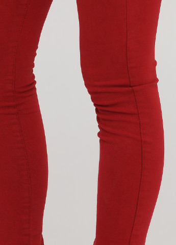 Красные демисезонные укороченные, скинни джинсы C&A