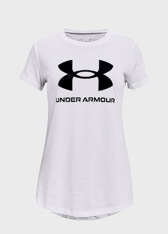 Белая летняя футболка Under Armour