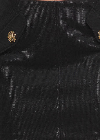 Черная кэжуал однотонная юбка Elisabetta Franchi карандаш