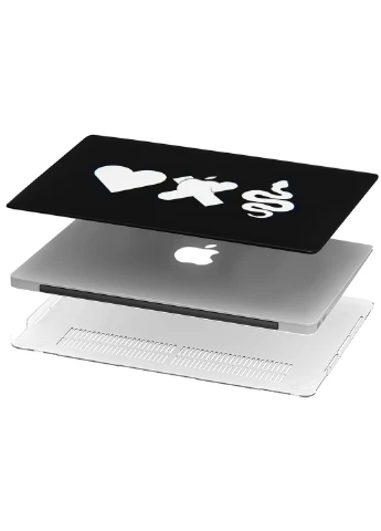 Чехол пластиковый для Apple MacBook Pro 13 A1278 Любовь. Смерть. Роботы (6347-2436) MobiPrint (218858207)