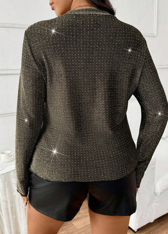 Бронзова блуза SHEIN