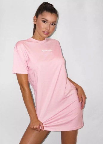 Розовое кэжуал платье Missguided