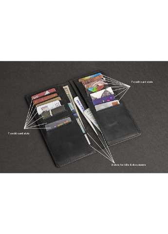 Мужской кожаный кошелек 8,5х17,5 см Shvigel (229460194)