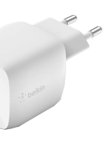 Зарядное устройство GAN (30W) USB-С, white (WCH001VFWH) Belkin (216637271)
