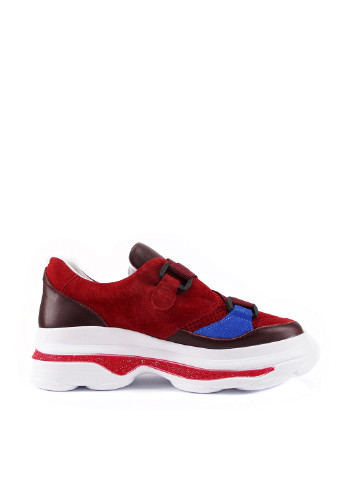 Темно-червоні осінні кросівки Marcel