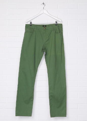 Зеленые кэжуал демисезонные прямые брюки Ellos