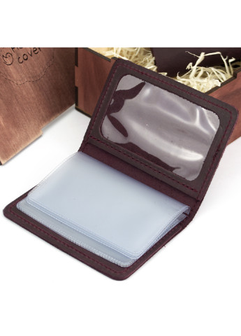 Женский подарочный набор в коробке №46 бордовый (ключница, обложка на документы и паспорт) HandyCover (227723566)