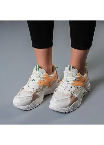 Кросівки жіночі Jasper 3791 36 23 см Білий Fashion білі демісезони (254442052)