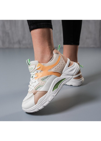 Кросівки жіночі Jasper 3791 36 23 см Білий Fashion білі демісезони (254442052)